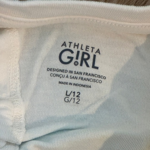 Athleta Kids Tie-Dye Sweatshirt - Pastel Rainbow - Picture 3 of 3